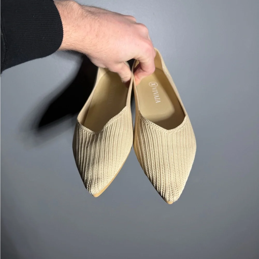 Vivaia Macy Pointed-Toe Stripe Flats Size EU 40 - Picture 5 of 6